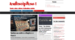 Desktop Screenshot of indiscipline.fr